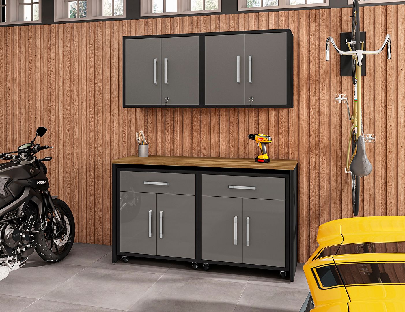 Eiffel 5-Piece Garage Storage Set