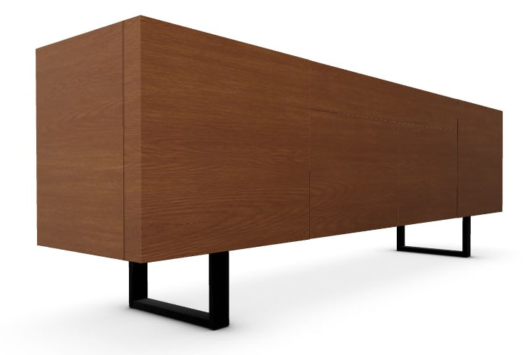 Horizon Wood/Ceramic/Metal Sideboard w/4 Doors & Drawer