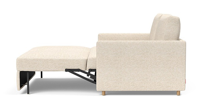 Neah Polyester Full Sofa Bed w/Slim Arm Rests
