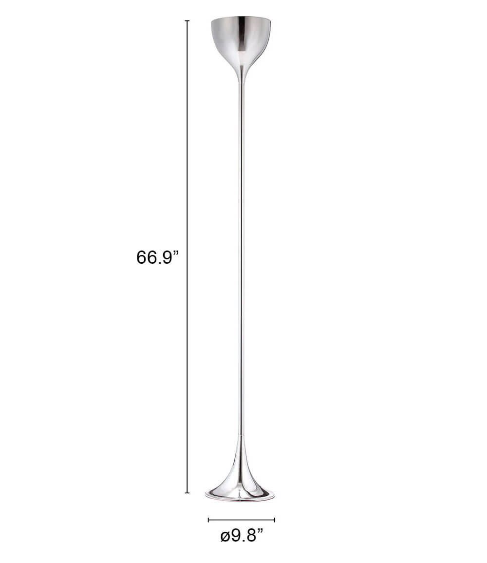 Neutrino Steel Floor Lamp