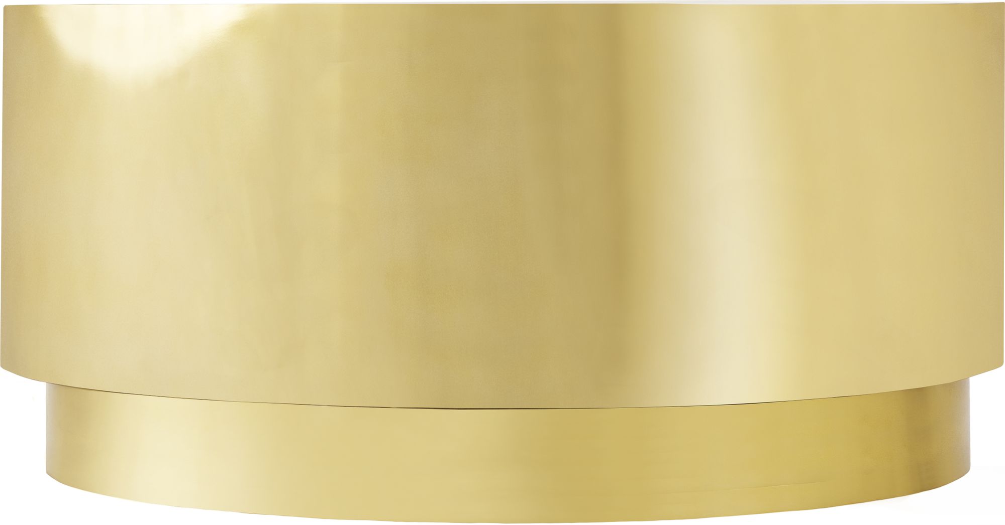 Jazzy 36" Round Stainless Steel Coffee Table