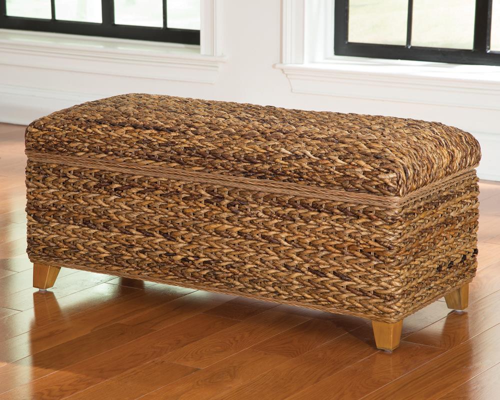 Laughton Hand-Woven Storage Trunk