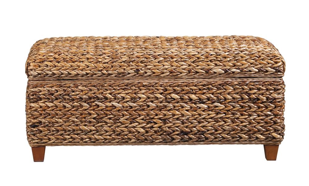 Laughton Hand-Woven Storage Trunk