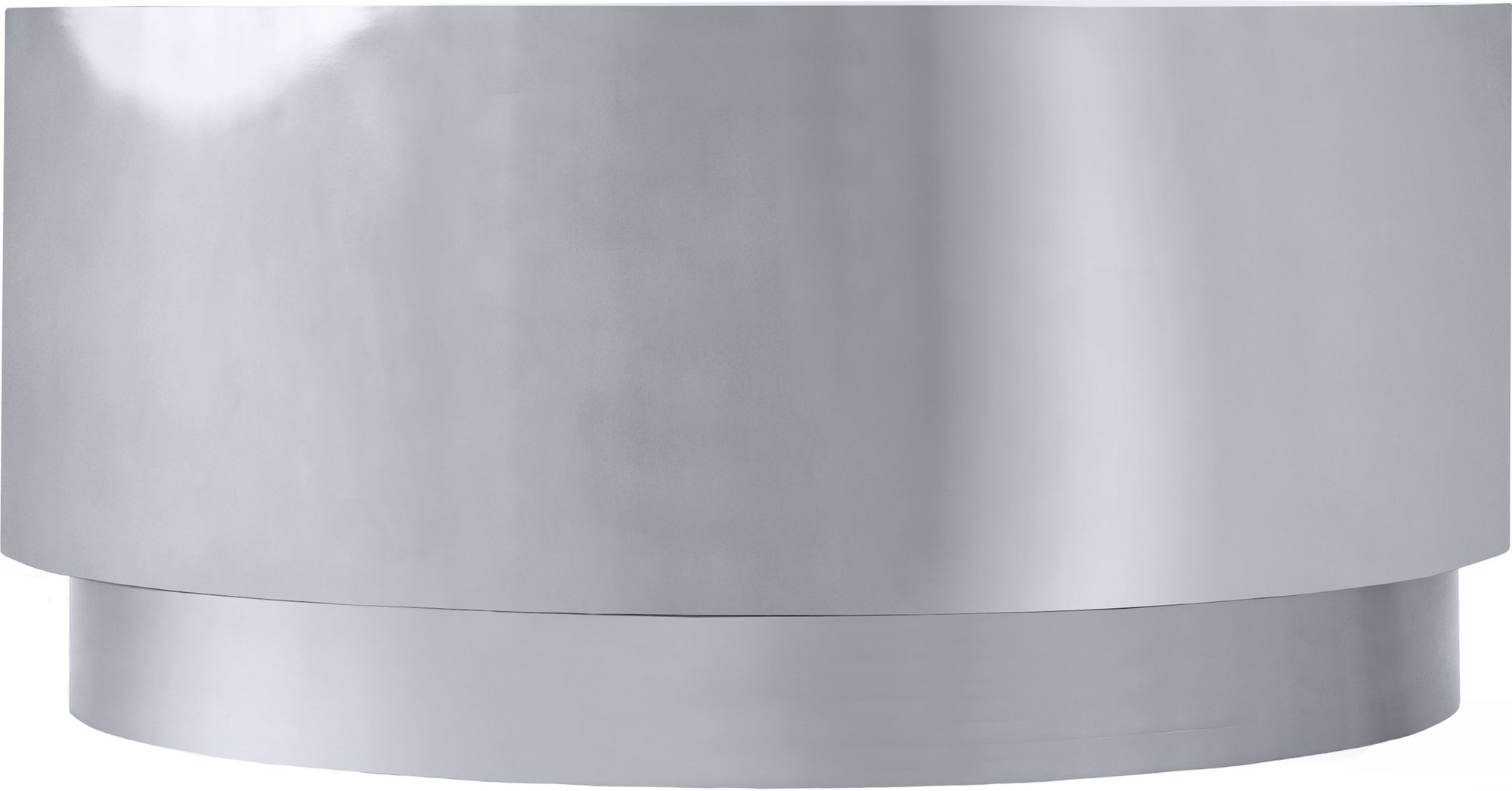 Jazzy 36" Round Stainless Steel Coffee Table