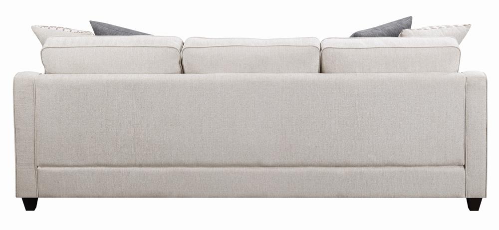 McLoughlin Fabric/Wood L-Shape Sectional Sofa