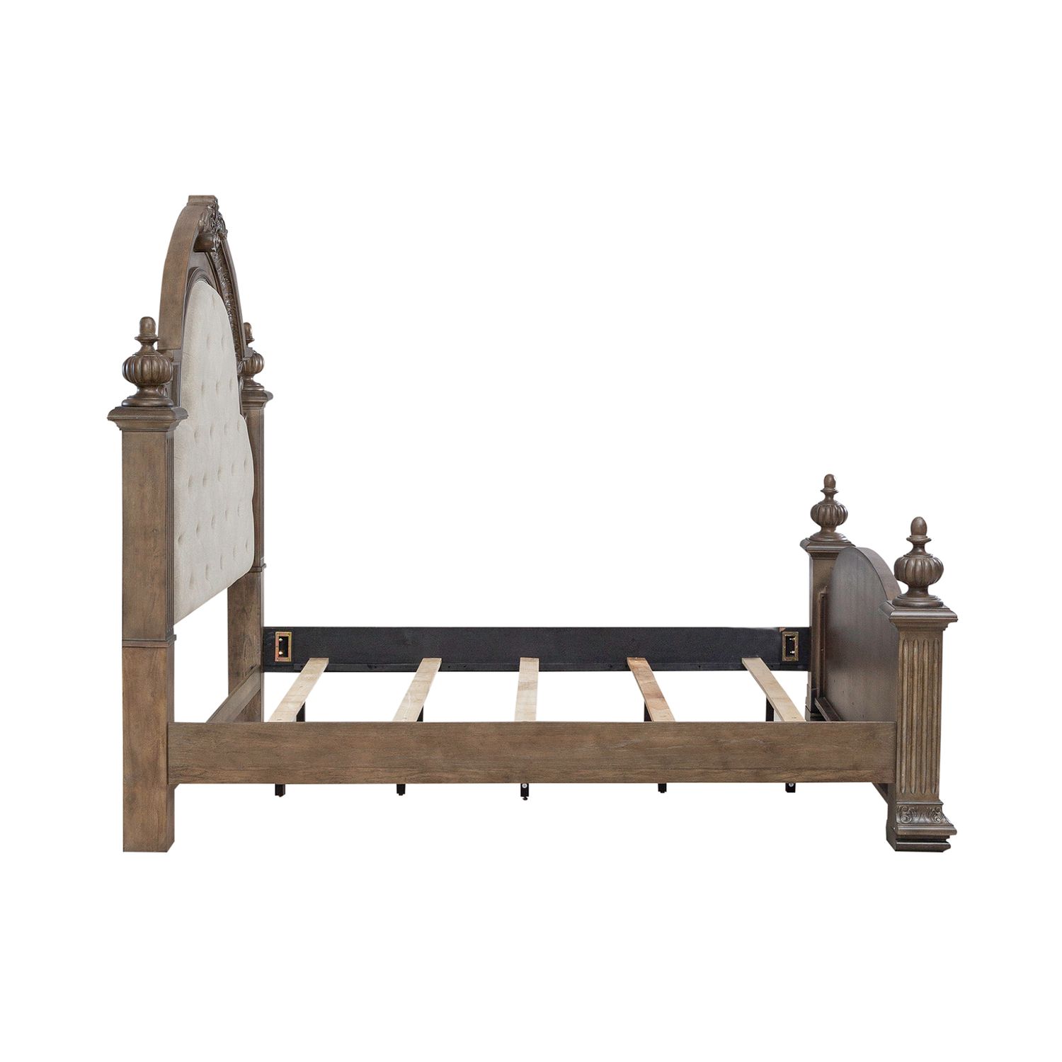 Carlisle Court Linen/Wood Poster Bedroom Set