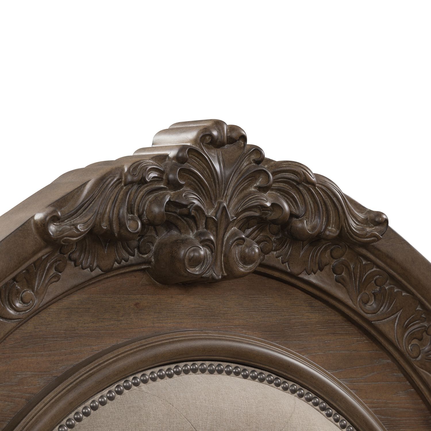 Carlisle Court Linen/Wood Queen Size Poster Bed