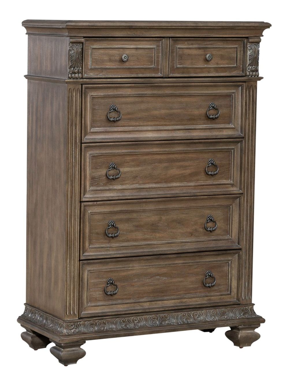 Carlisle Court Linen/Wood Poster Bedroom Set