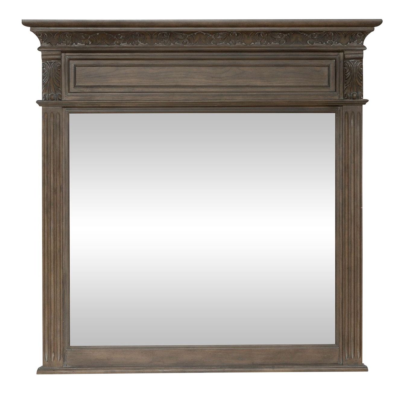 Carlisle Court Rectangular Wood Landscape Mirror