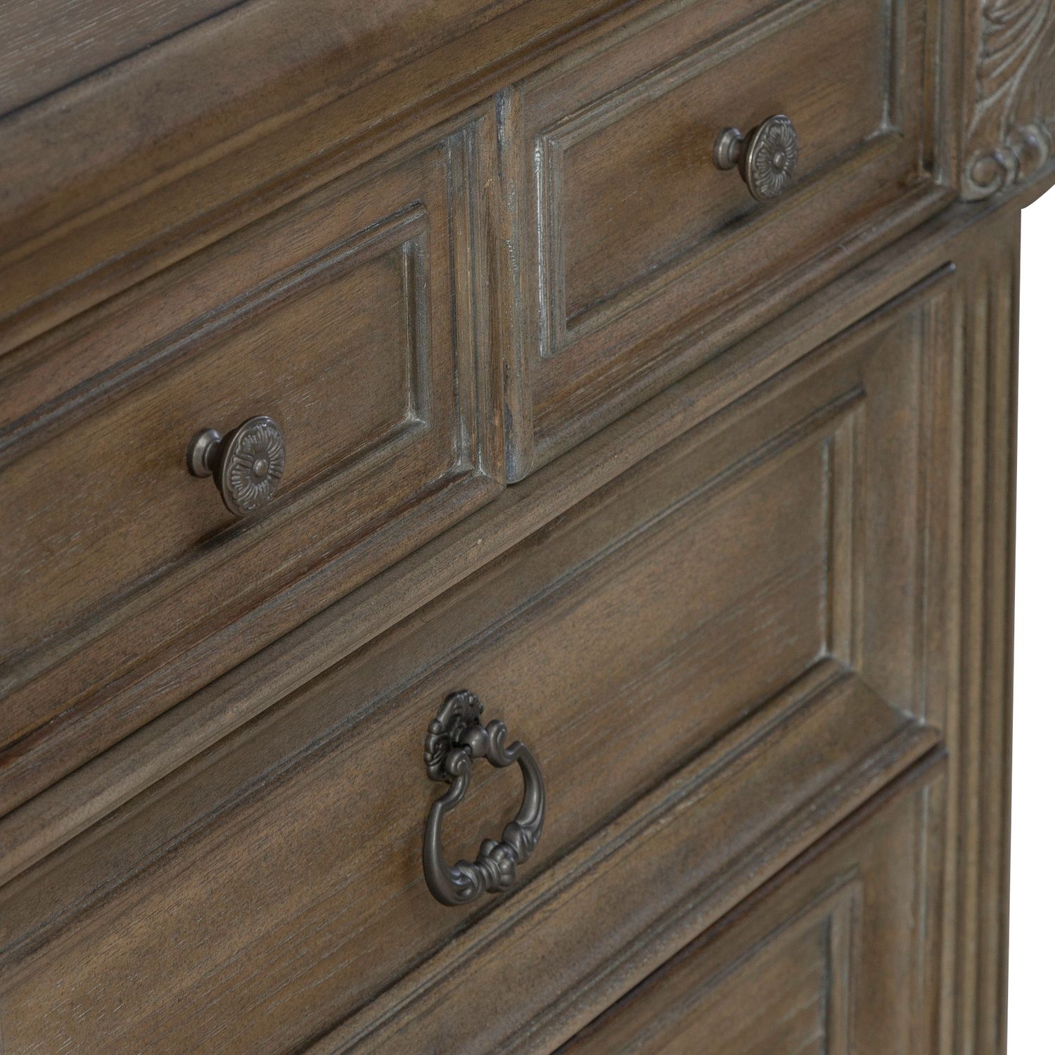 Carlisle Court Linen/Wood Poster Bedroom Set