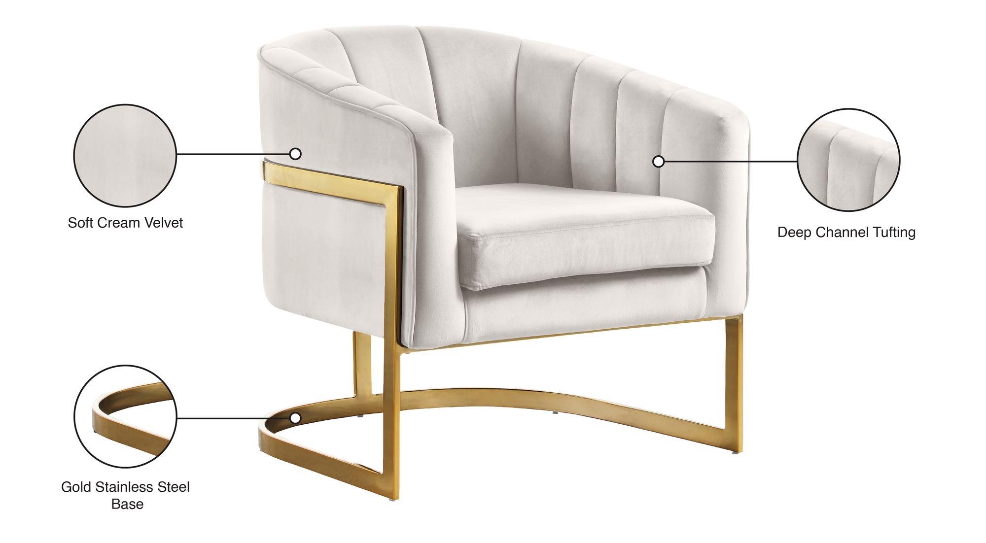 Carter Velvet Accent Chair