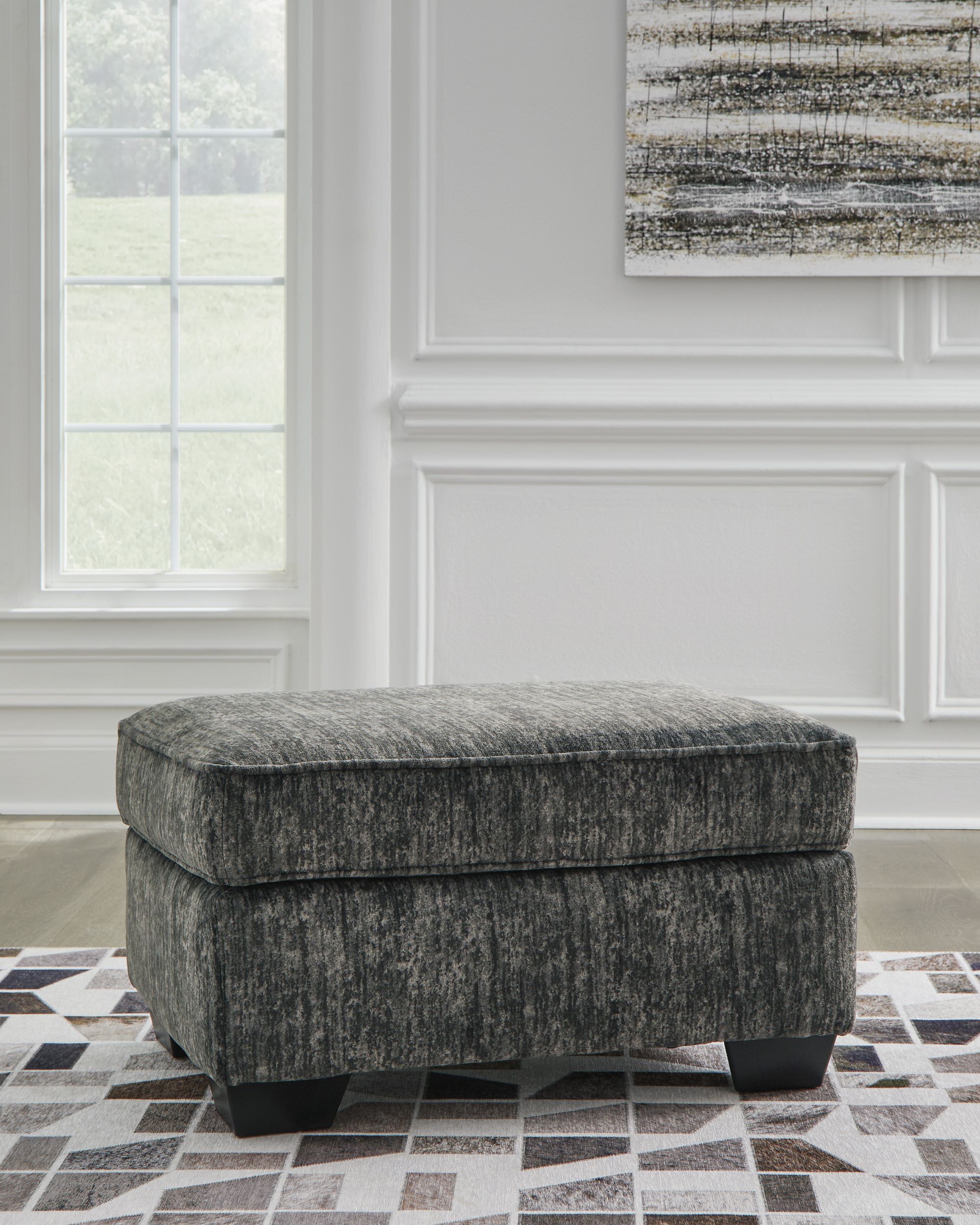 Lonoke Fabric Ottoman