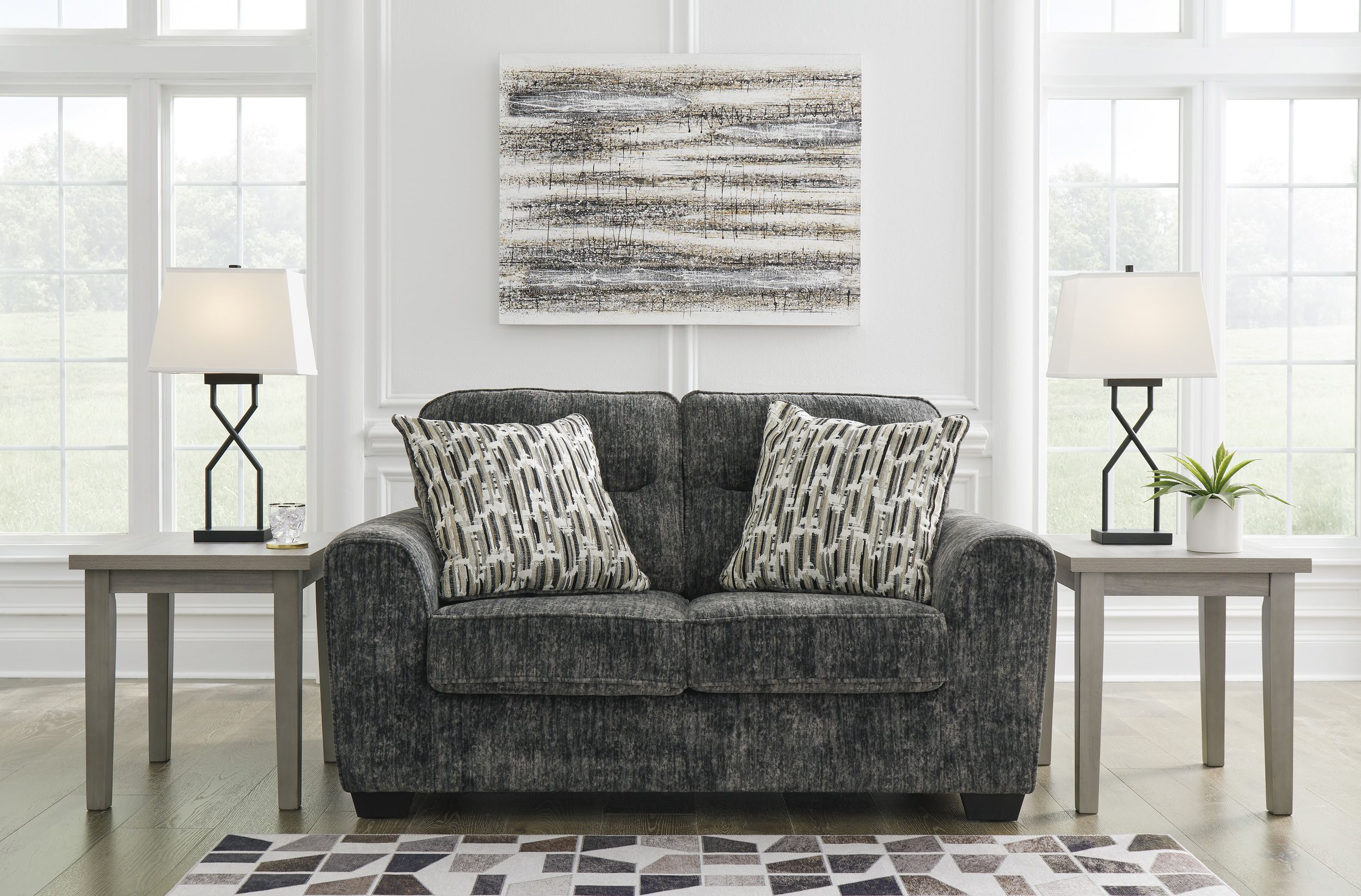 Lonoke Fabric Loveseat