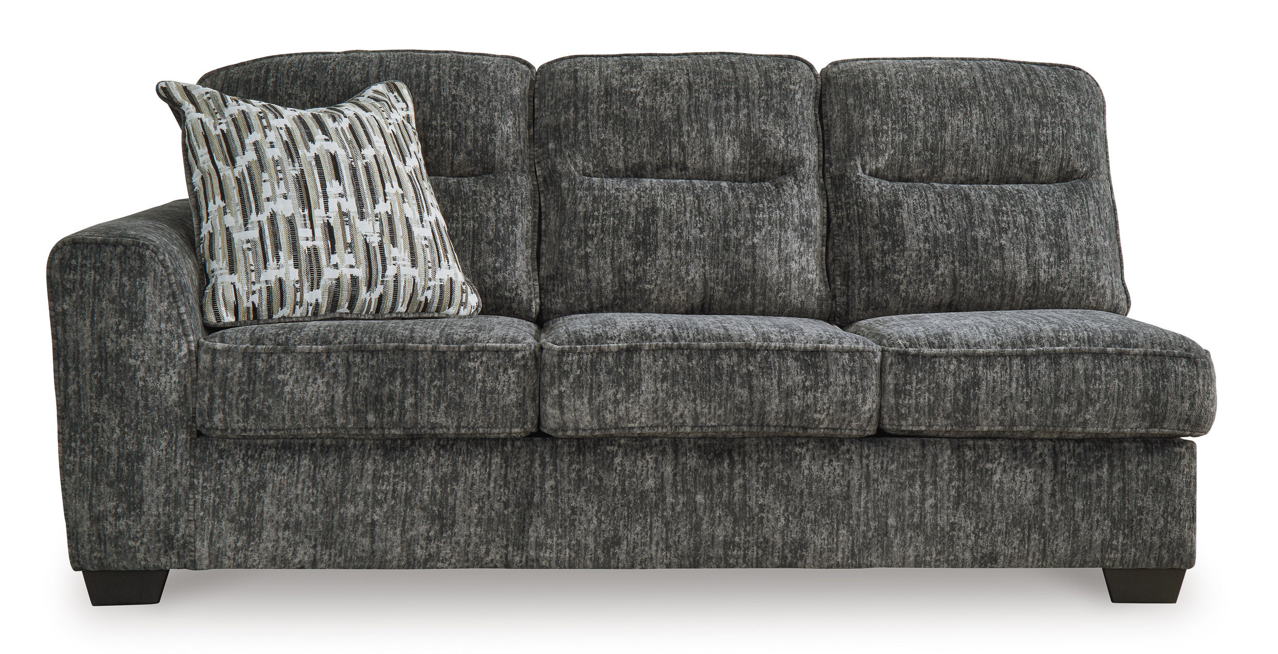 Lonoke Fabric L-Shaped 2-Piece Sectional Sofa w/Right Chaise
