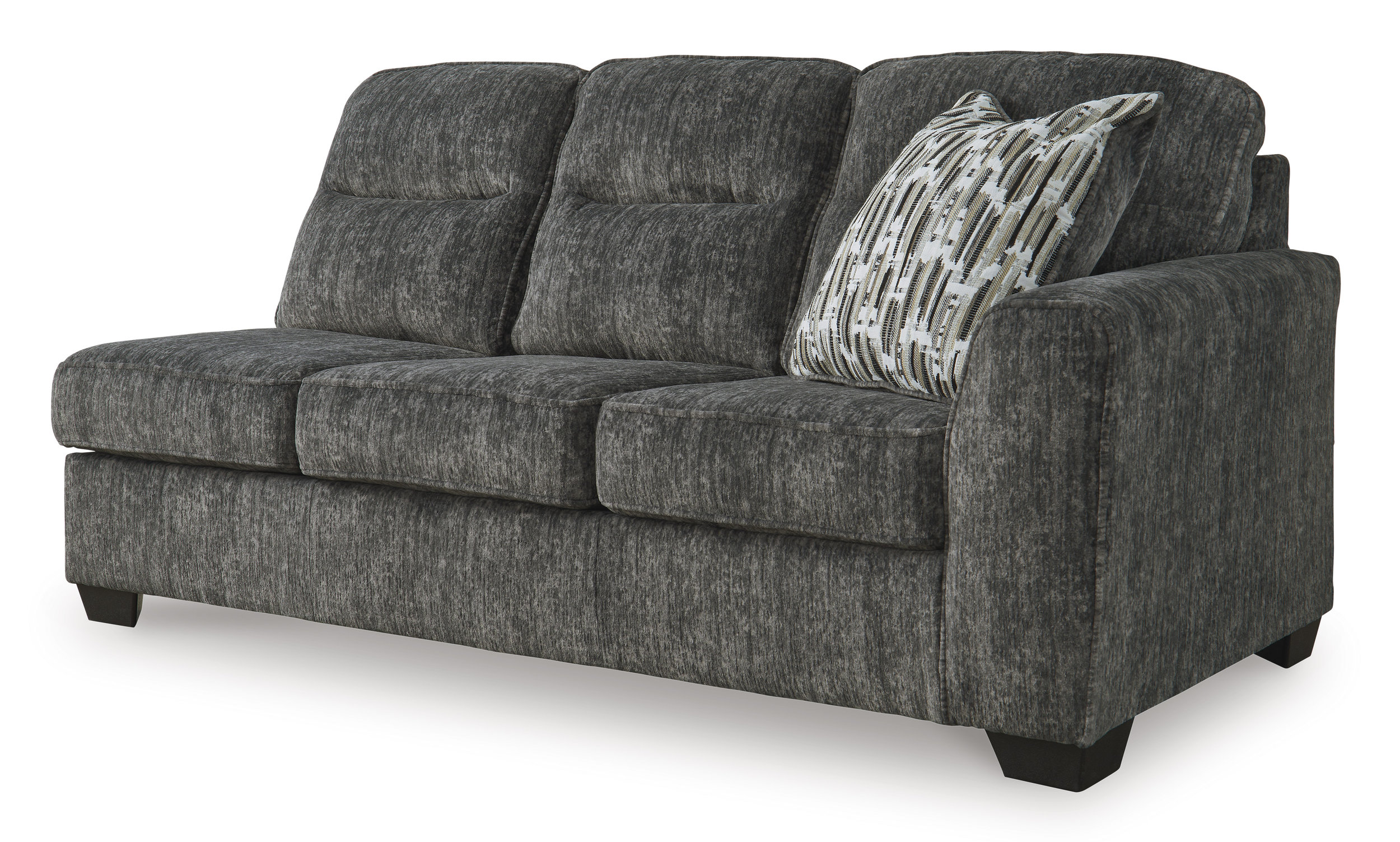 Lonoke Fabric L-Shaped 2-Piece Sectional Sofa w/Right Chaise