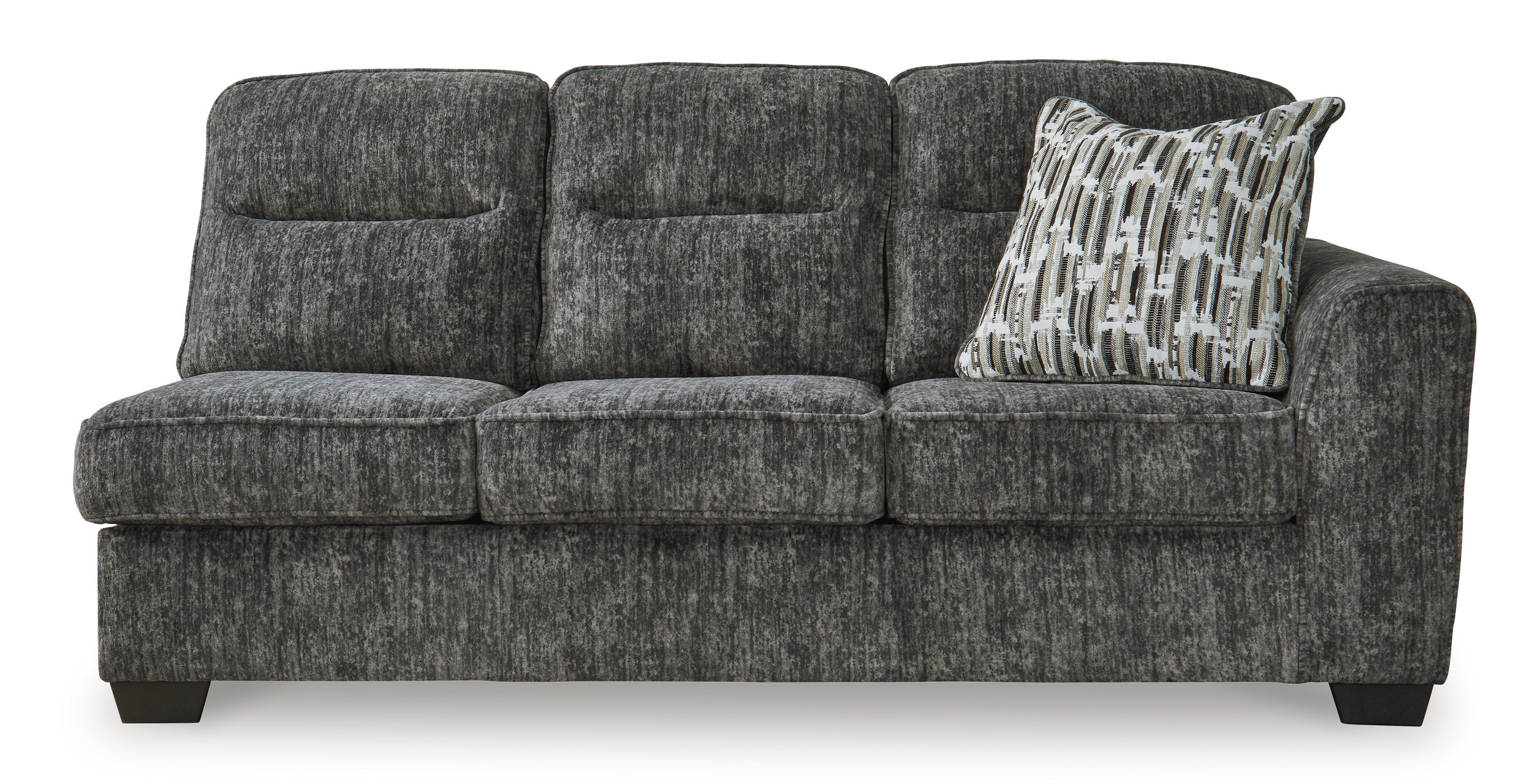 Lonoke Fabric L-Shaped 2-Piece Sectional Sofa w/Right Chaise