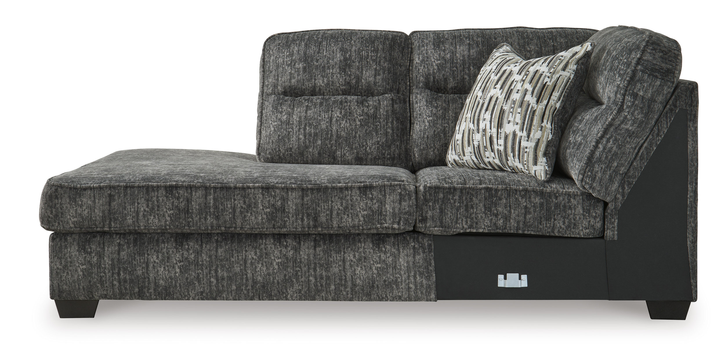 Lonoke Fabric L-Shaped 2-Piece Sectional Sofa w/Right Chaise
