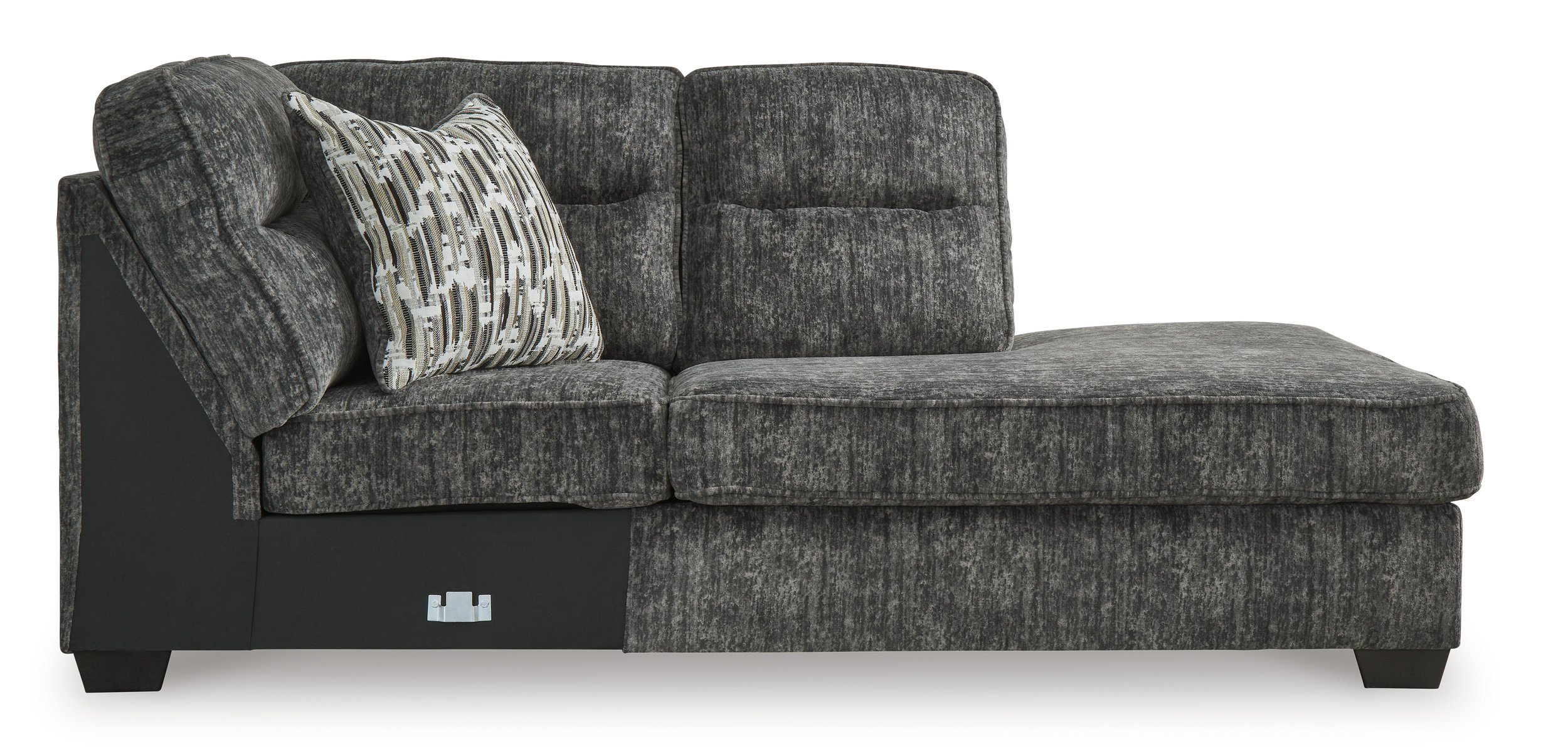 Lonoke Fabric L-Shaped 2-Piece Sectional Sofa w/Right Chaise
