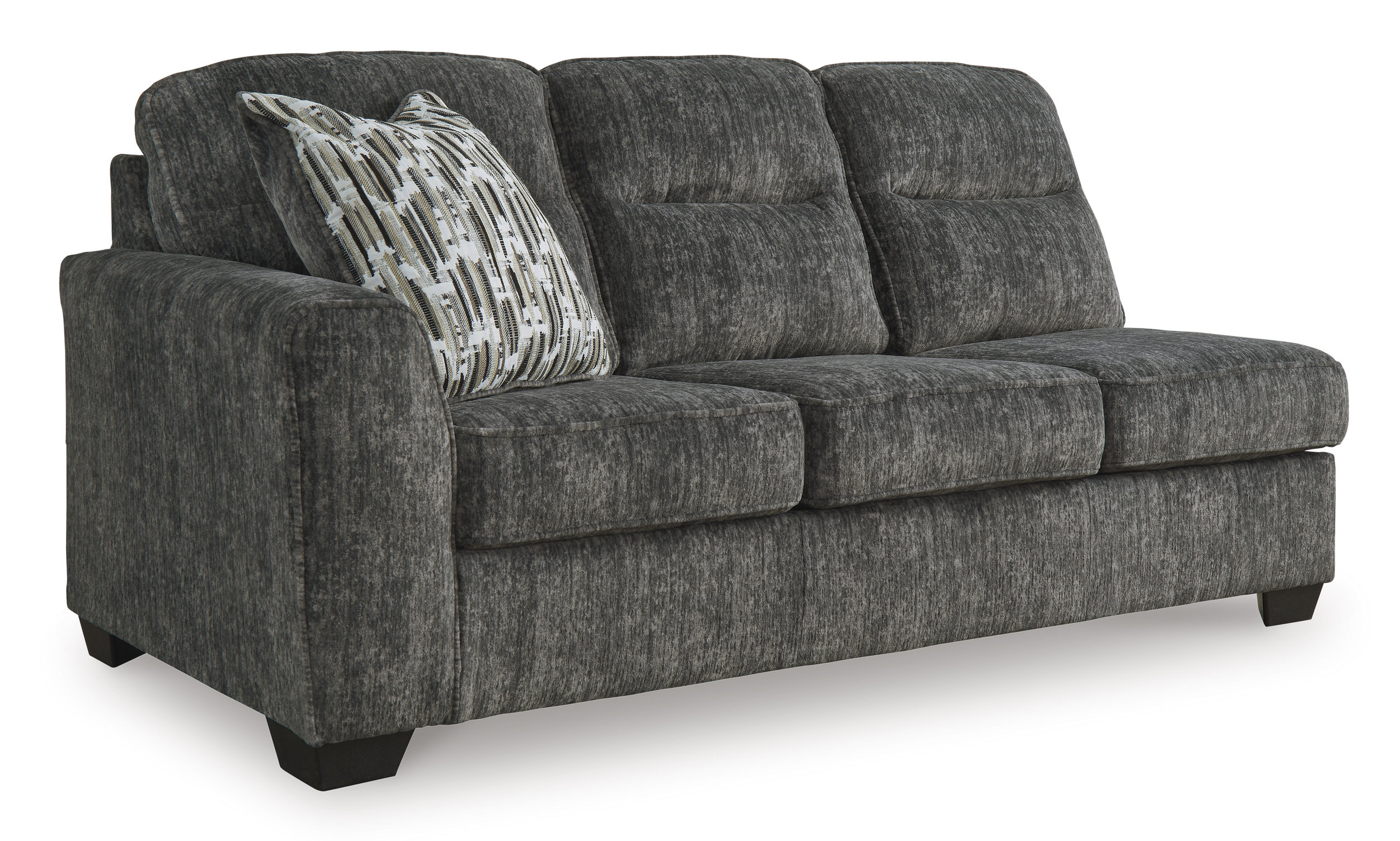 Lonoke Fabric L-Shaped 2-Piece Sectional Sofa w/Right Chaise