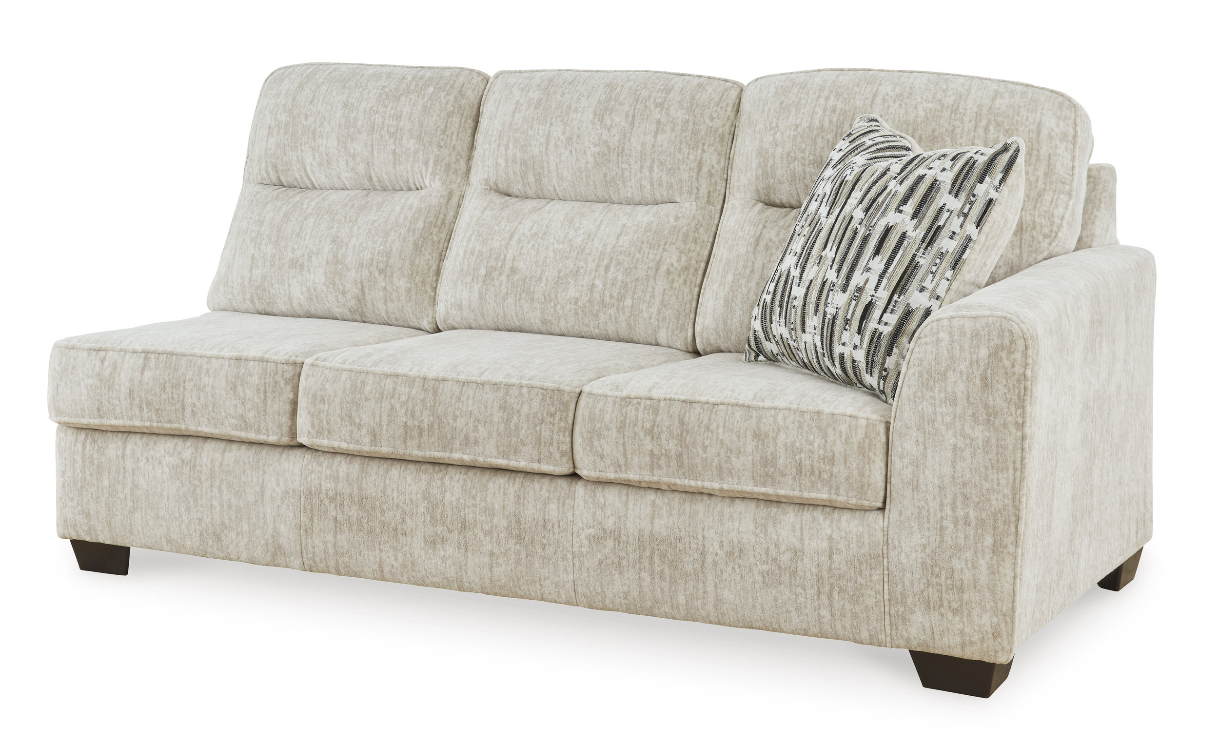 Lonoke Fabric L-Shaped 2-Piece Sectional Sofa w/Right Chaise
