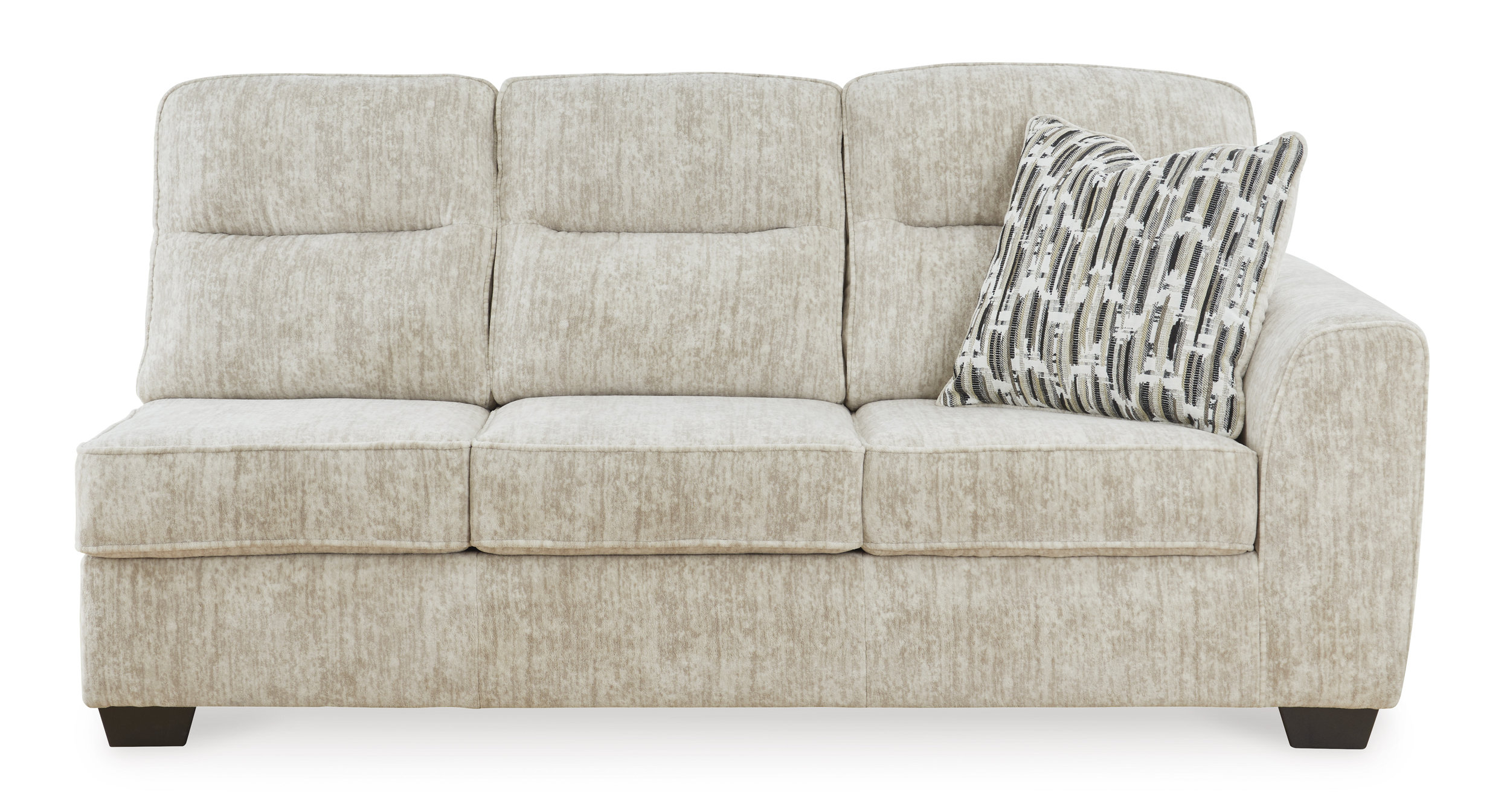 Lonoke Fabric L-Shaped 2-Piece Sectional Sofa w/Right Chaise