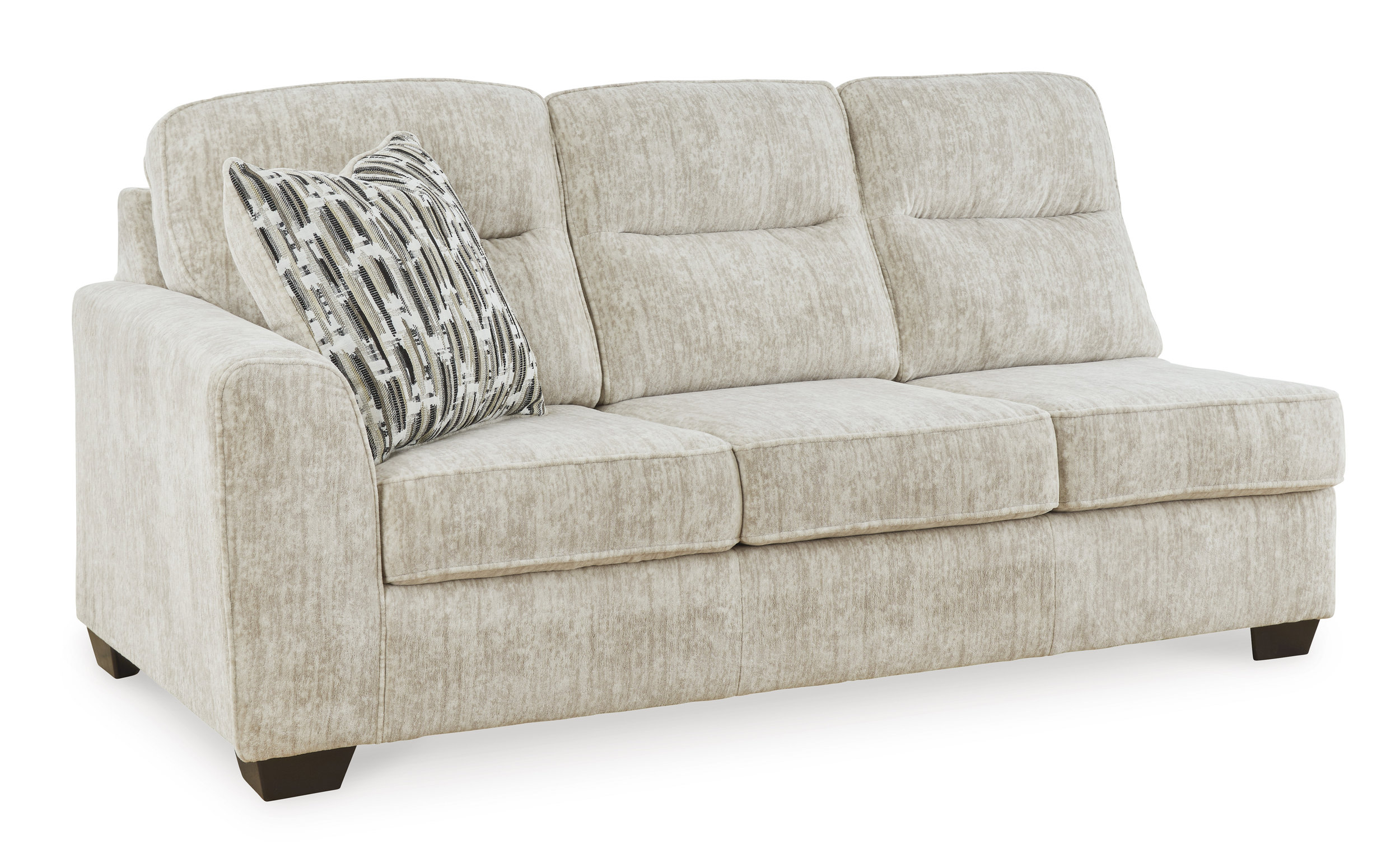 Lonoke Fabric L-Shaped 2-Piece Sectional Sofa w/Right Chaise