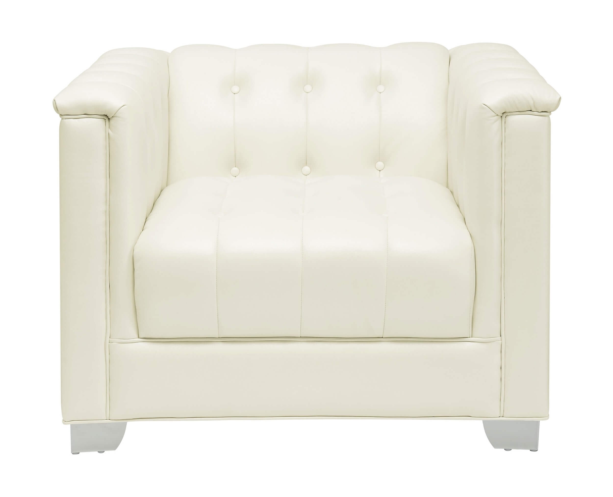 Chaviano Tufted Leatherette Chair