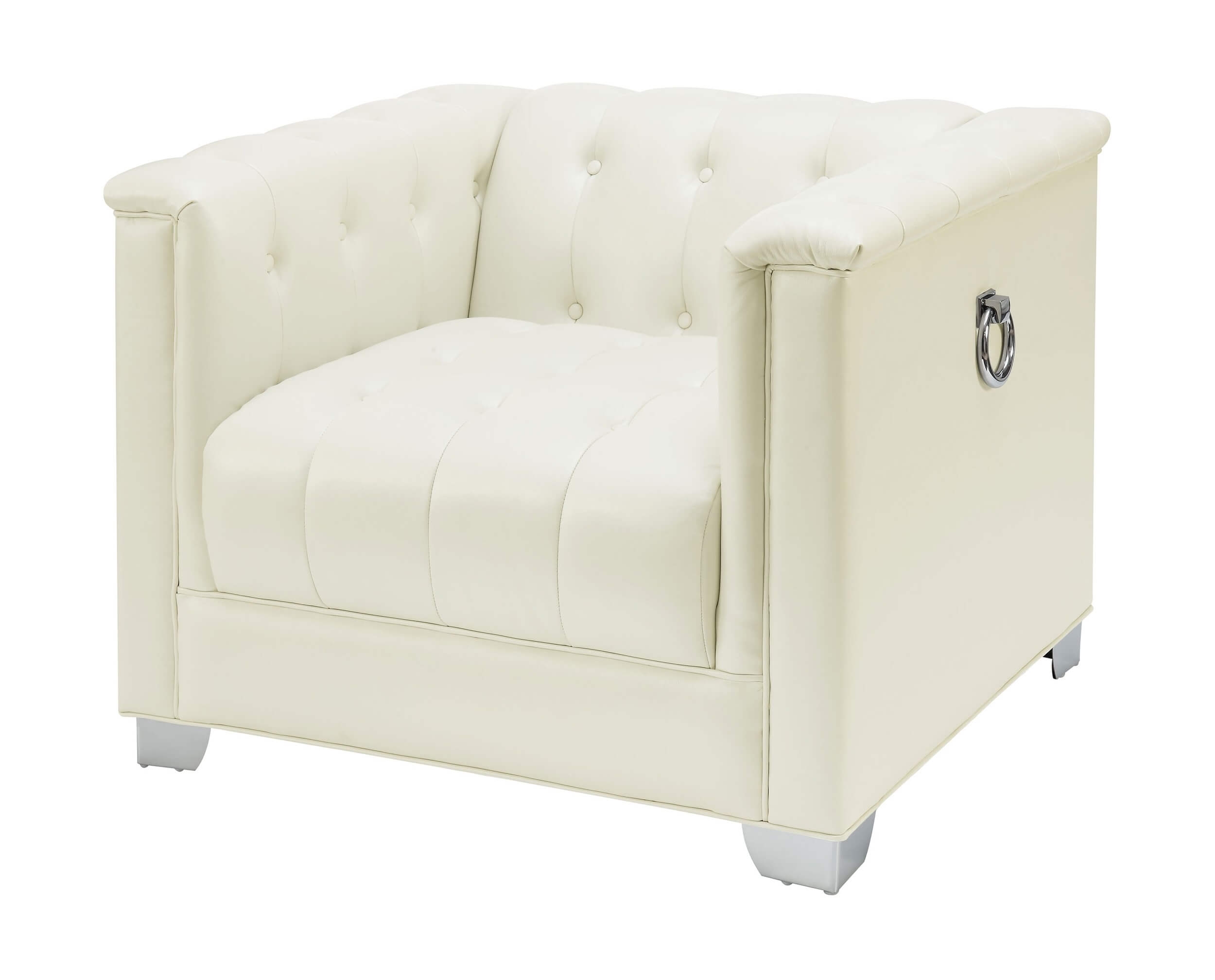 Chaviano Tufted Leatherette Chair