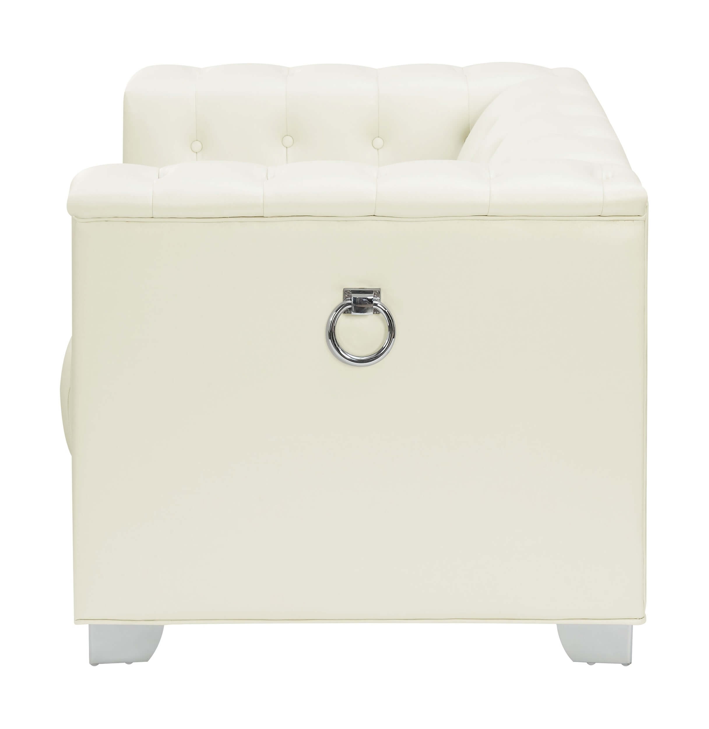 Chaviano Tufted Leatherette Chair