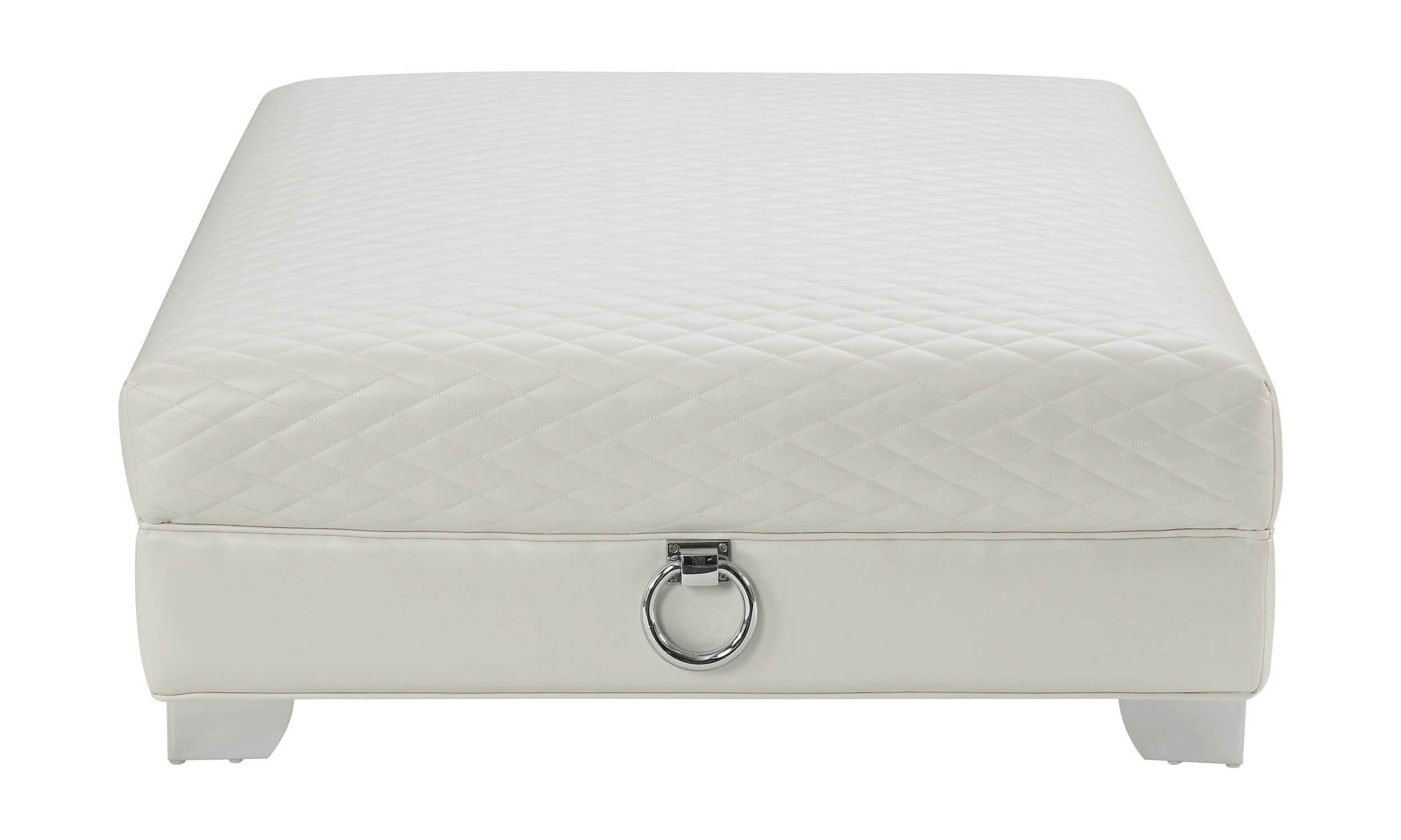 Chaviano Leatherette Ottoman