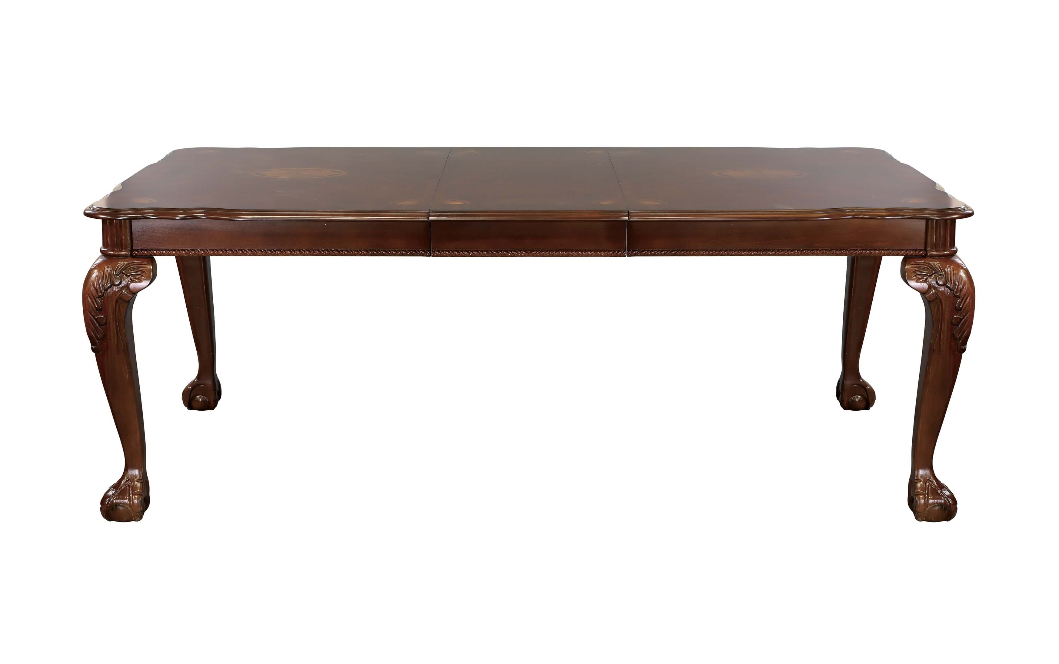 Norwich Leg Classic Rectangular Wood/Wood Veneer Extendable Dining Table