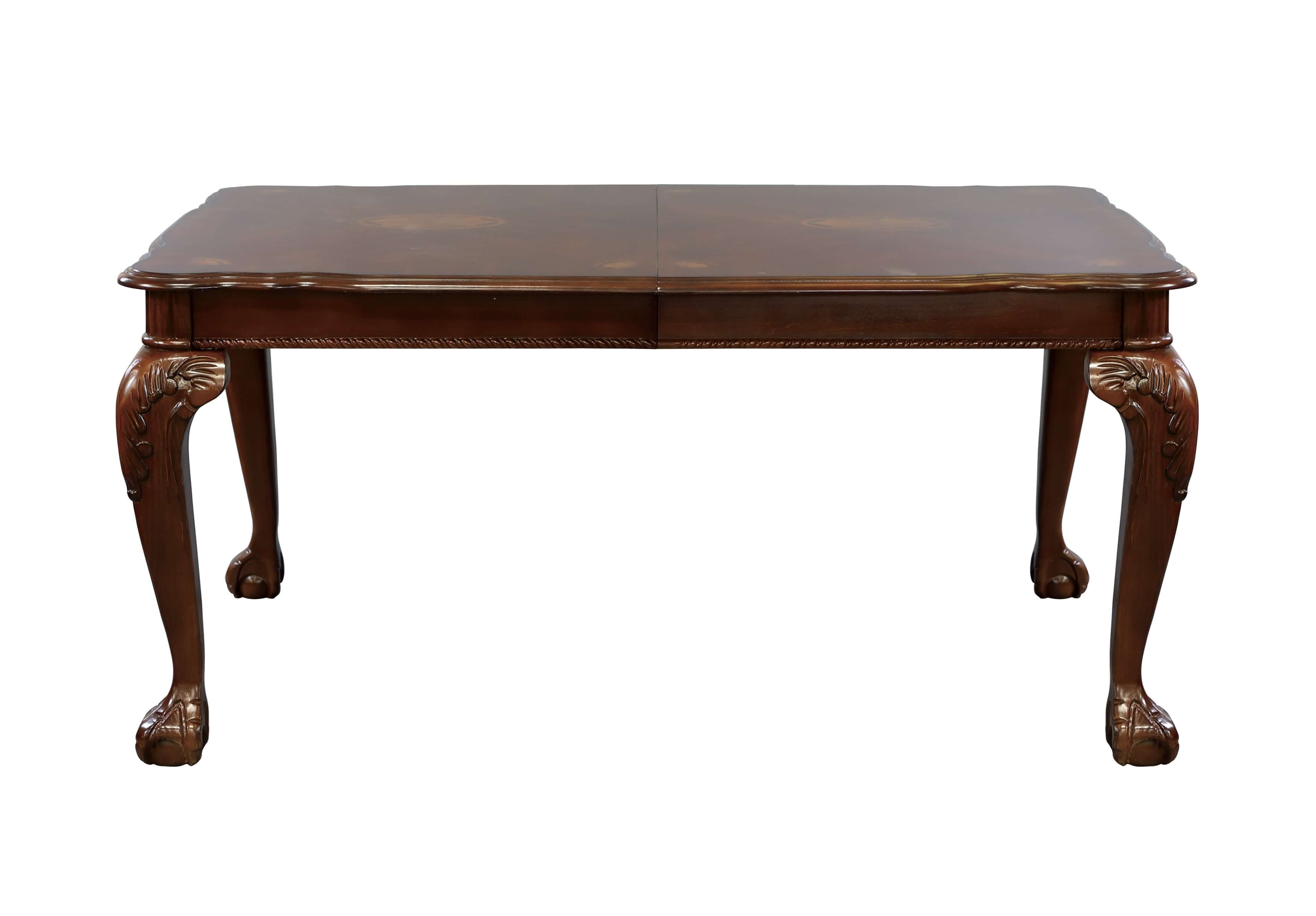 Norwich Leg Classic Rectangular Wood/Wood Veneer Extendable Dining Table