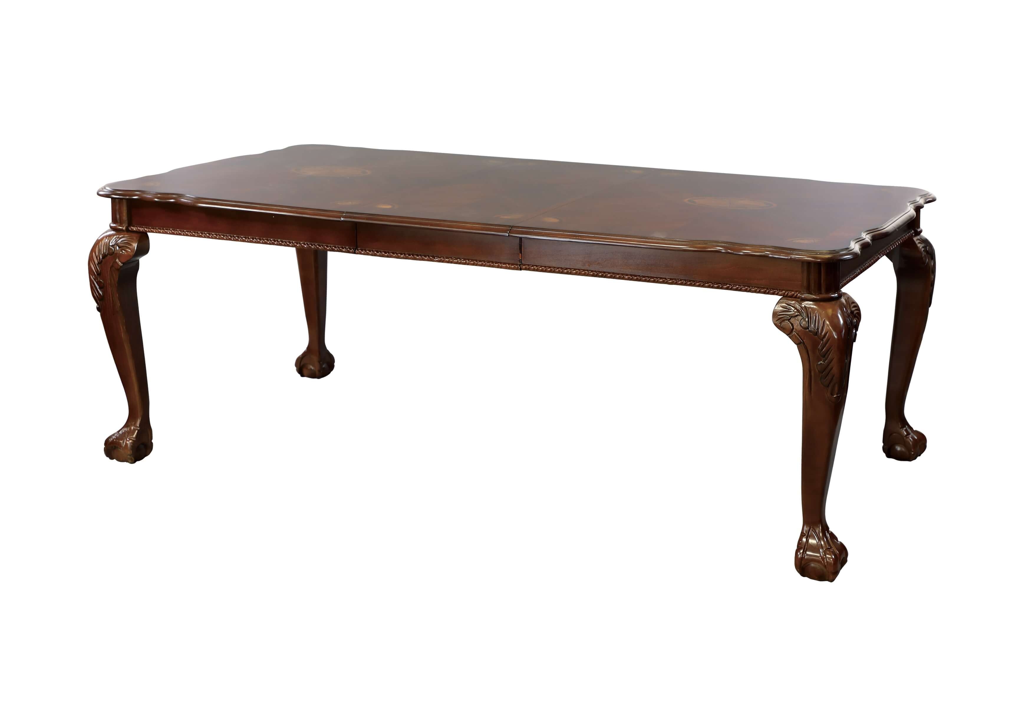 Norwich Leg Classic Rectangular Wood/Wood Veneer Extendable Dining Table