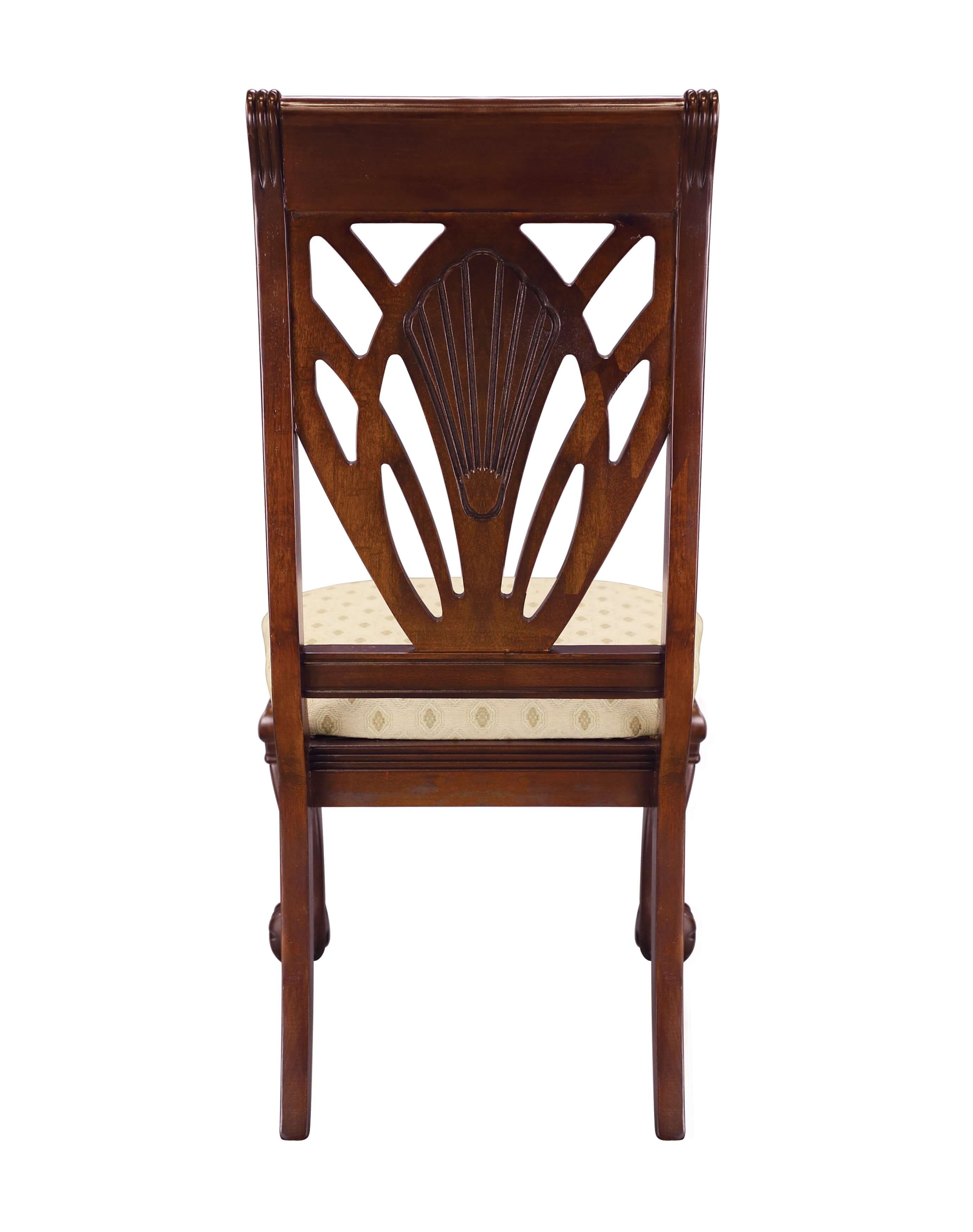 Norwich Leg Classic Fabric/Wood Dining Chair