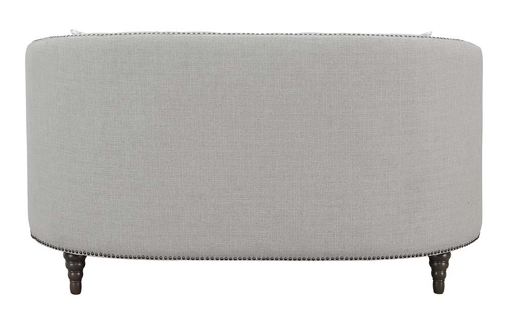 Avonlea Sloped Arm Tufted Fabric Loveseat