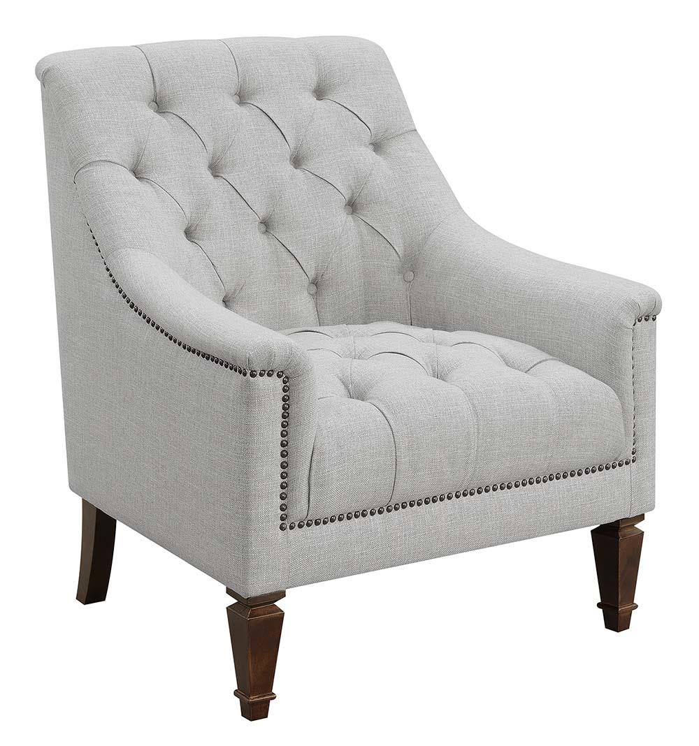 Avonlea Sloped Arm Tufted Fabric Living Room Set