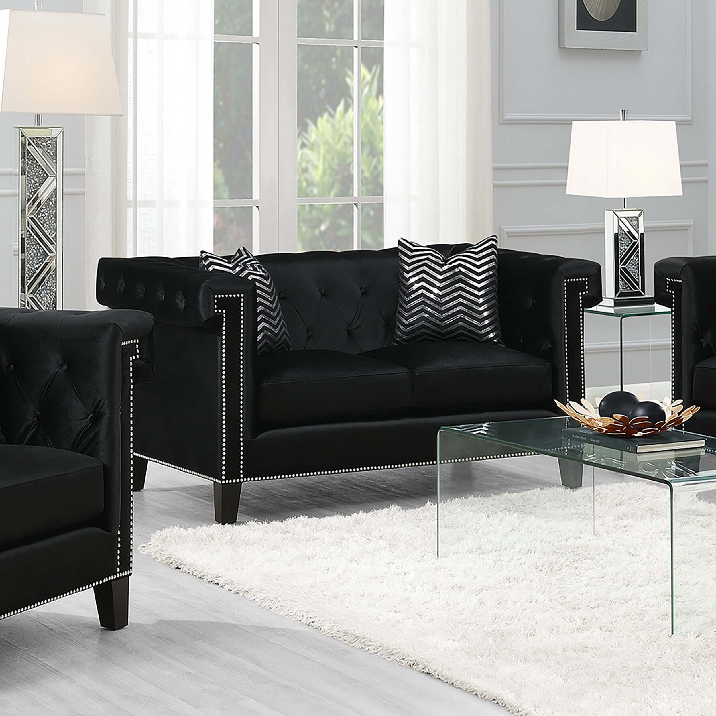 Reventlow Tufted Velvet Living Room Set