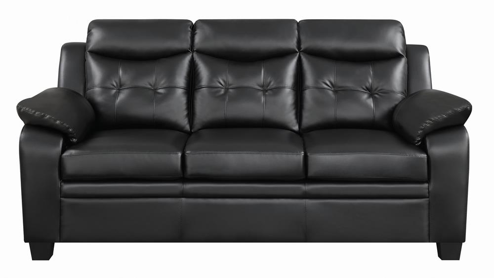 Finley Tufted Leatherette Sofa