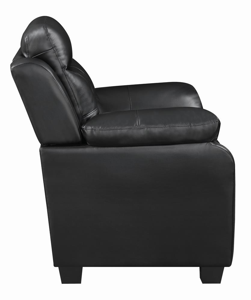 Finley Tufted Leatherette Sofa
