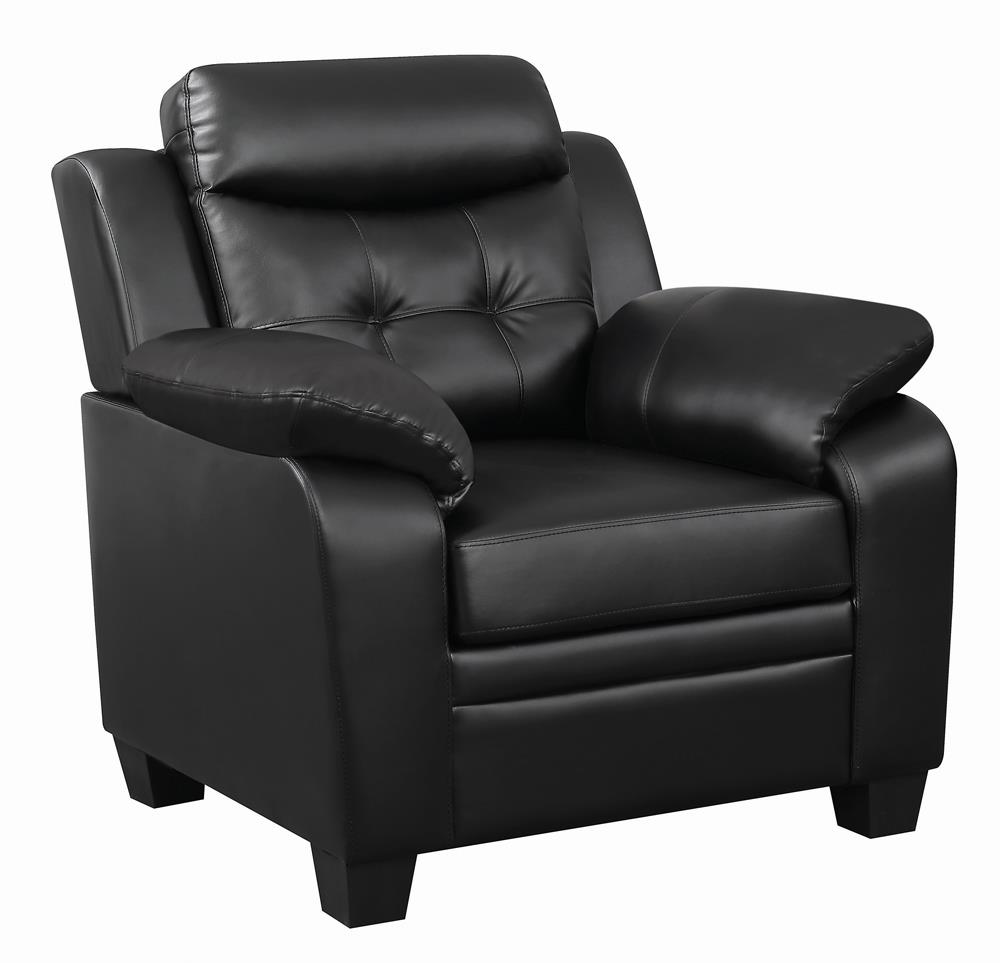 Finley Tufted Leatherette Living Room Set