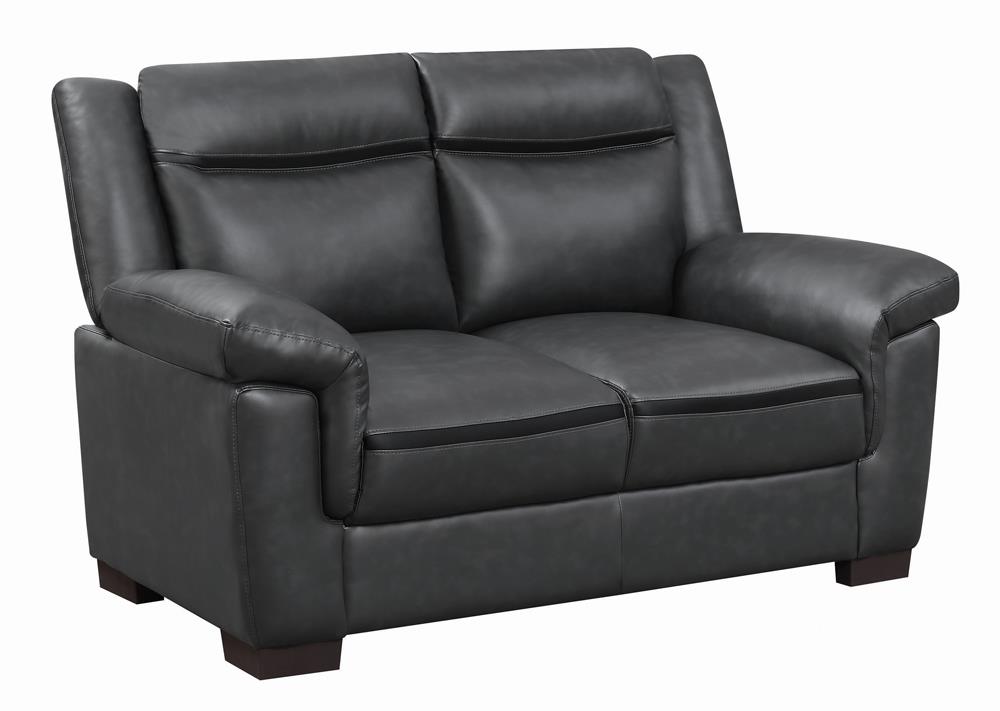 Arabella Pillow Top Leatherette Living Room Set