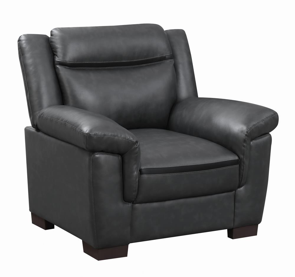 Arabella Pillow Top Leatherette Living Room Set