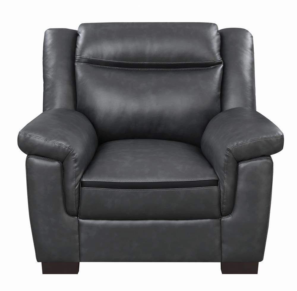 Arabella Pillow Top Leatherette Chair