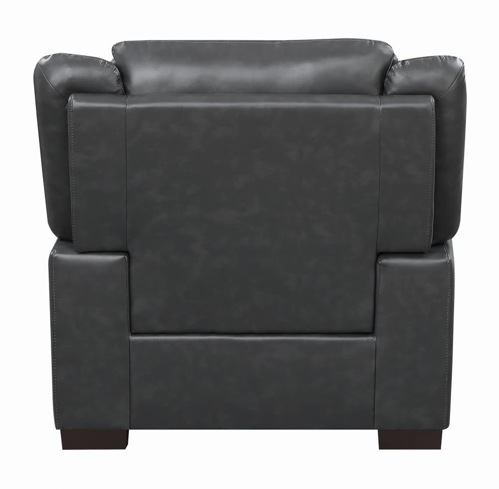 Arabella Pillow Top Leatherette Chair