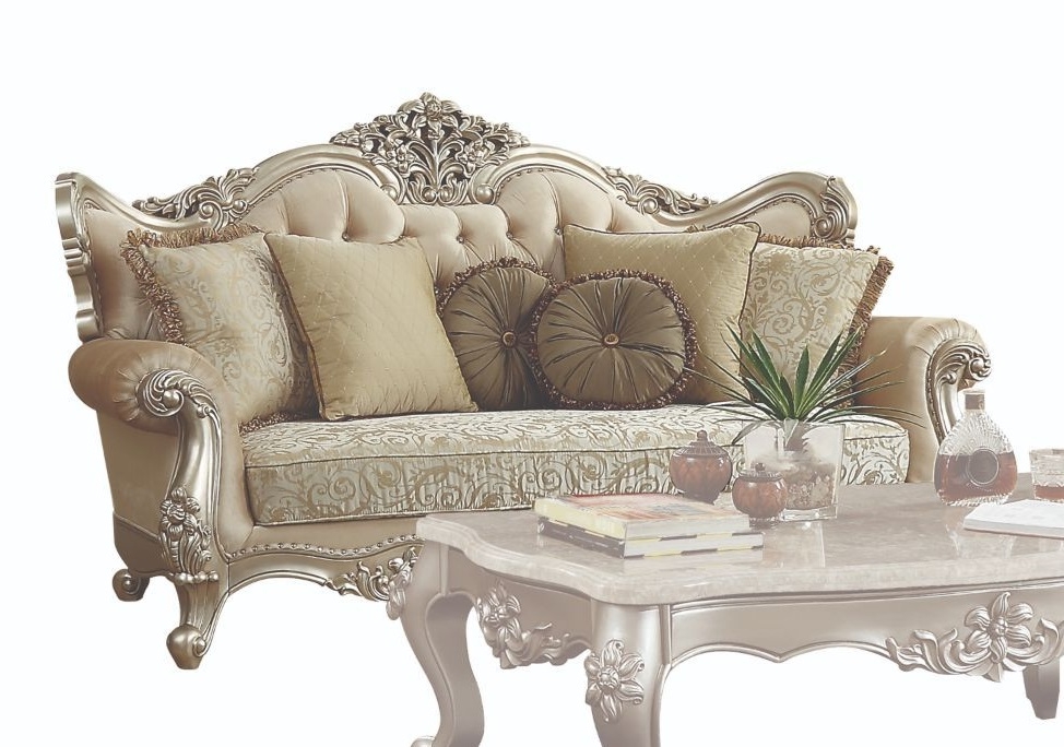 Bently Fabric Tufted Living Room Set