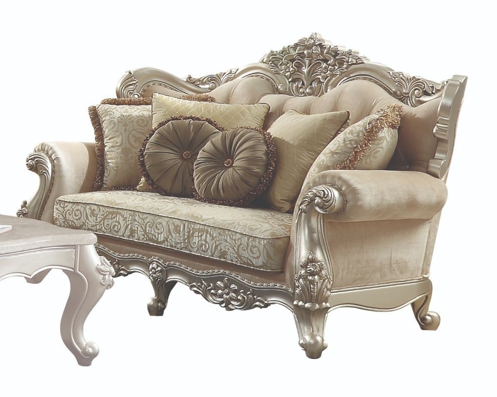 Bently Fabric Tufted Living Room Set