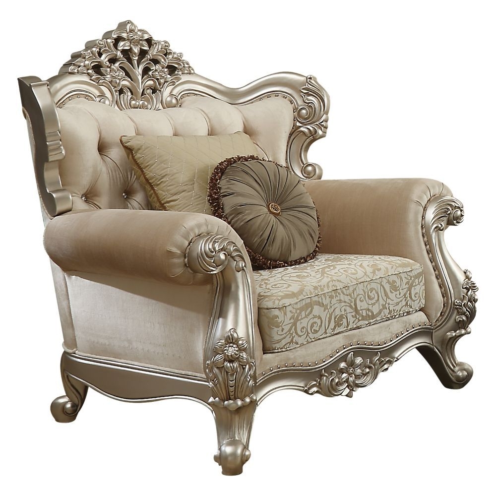 Bently Fabric Tufted Living Room Set