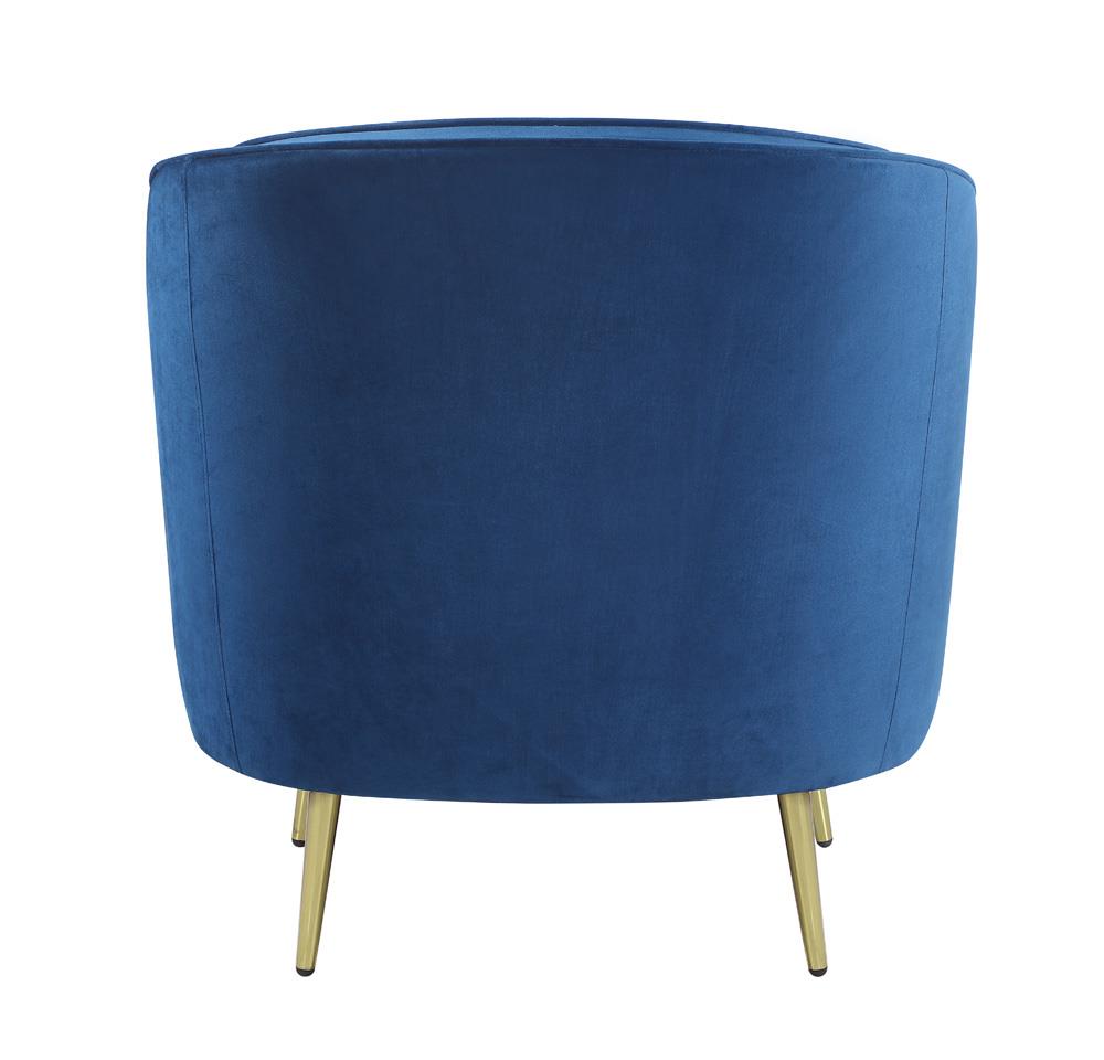 Sophia Channel Tufted Back Velvet Living Room Set