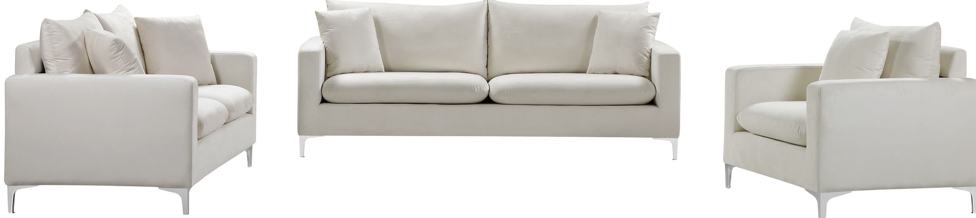 Naomi Velvet Loveseat