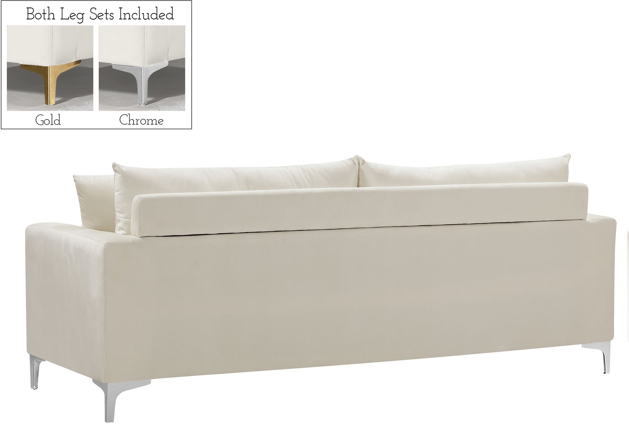 Naomi Velvet Sofa